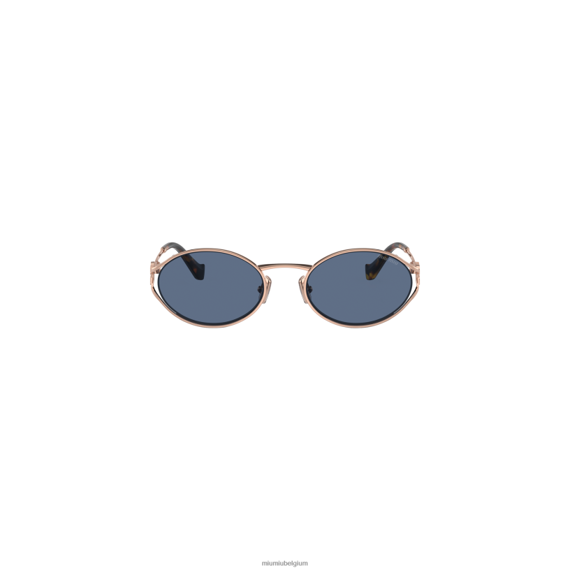 Miu Miu blauwe lenzenlogo zonnebril N8F6L1288 accessoires