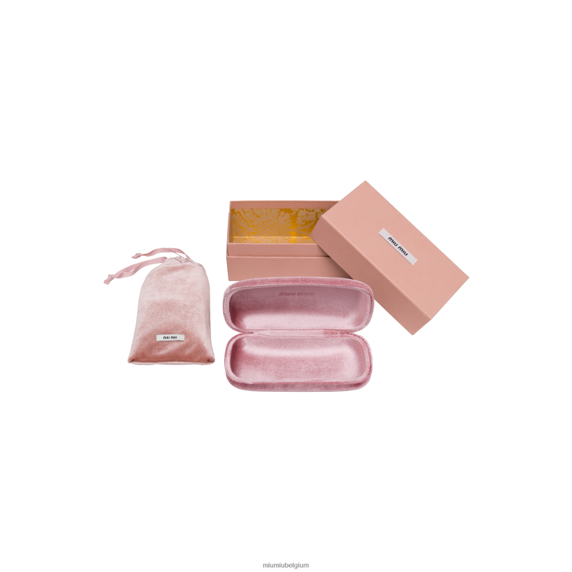 Miu Miu camel beige lenzenglimp zonnebril N8F6L1253 accessoires