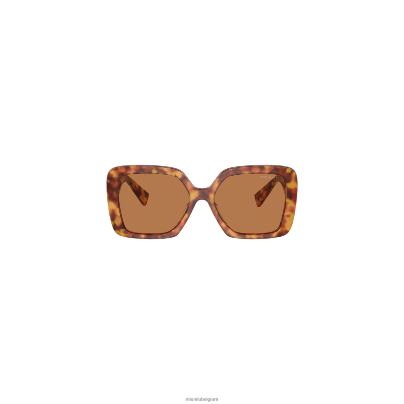 Miu Miu camel beige lenzenglimp zonnebril N8F6L1284 accessoires