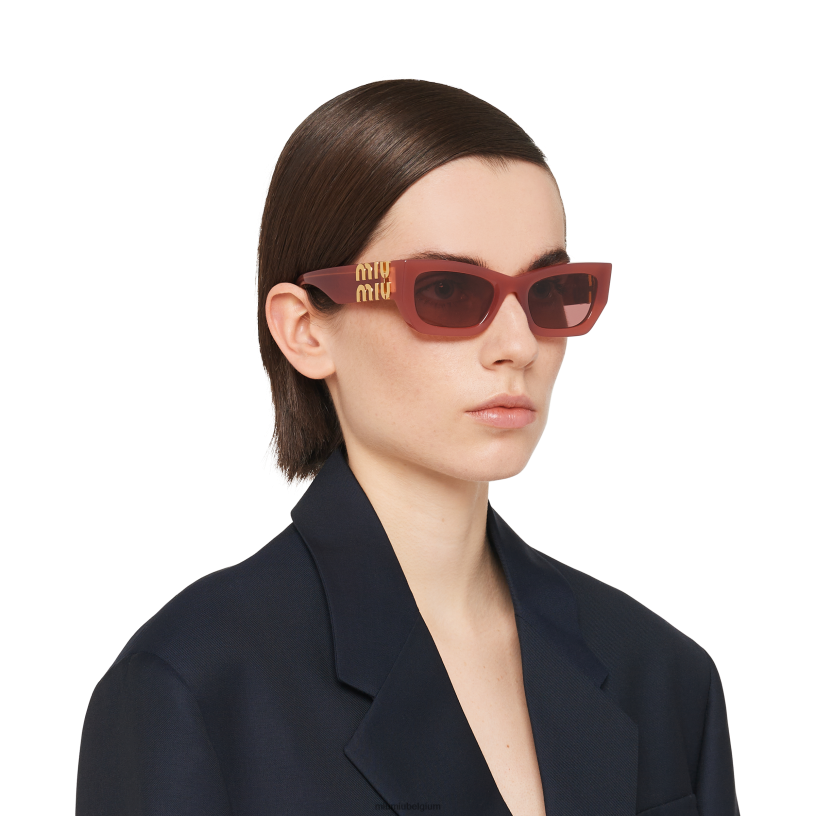 Miu Miu etruskische lenzenglimp zonnebril N8F6L1278 accessoires