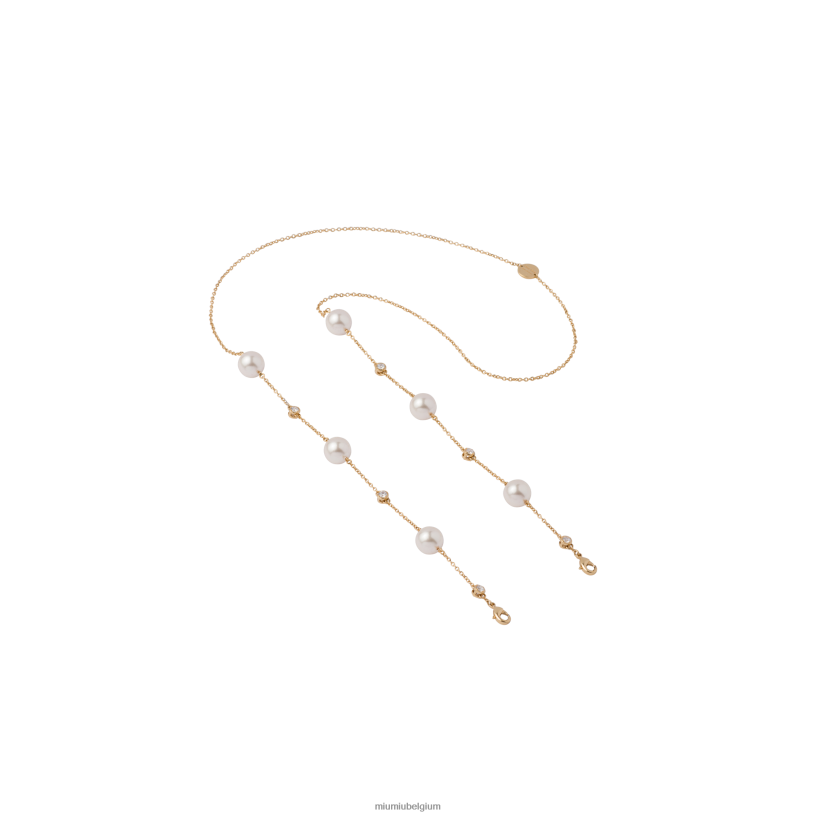 Miu Miu goudbrillen ketting N8F6L1276 accessoires