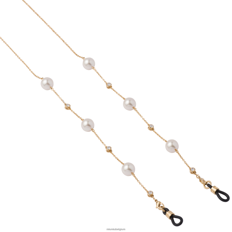 Miu Miu goudbrillen ketting N8F6L1276 accessoires