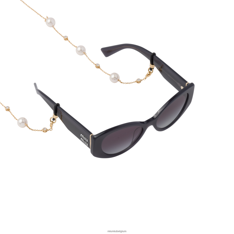 Miu Miu goudbrillen ketting N8F6L1276 accessoires