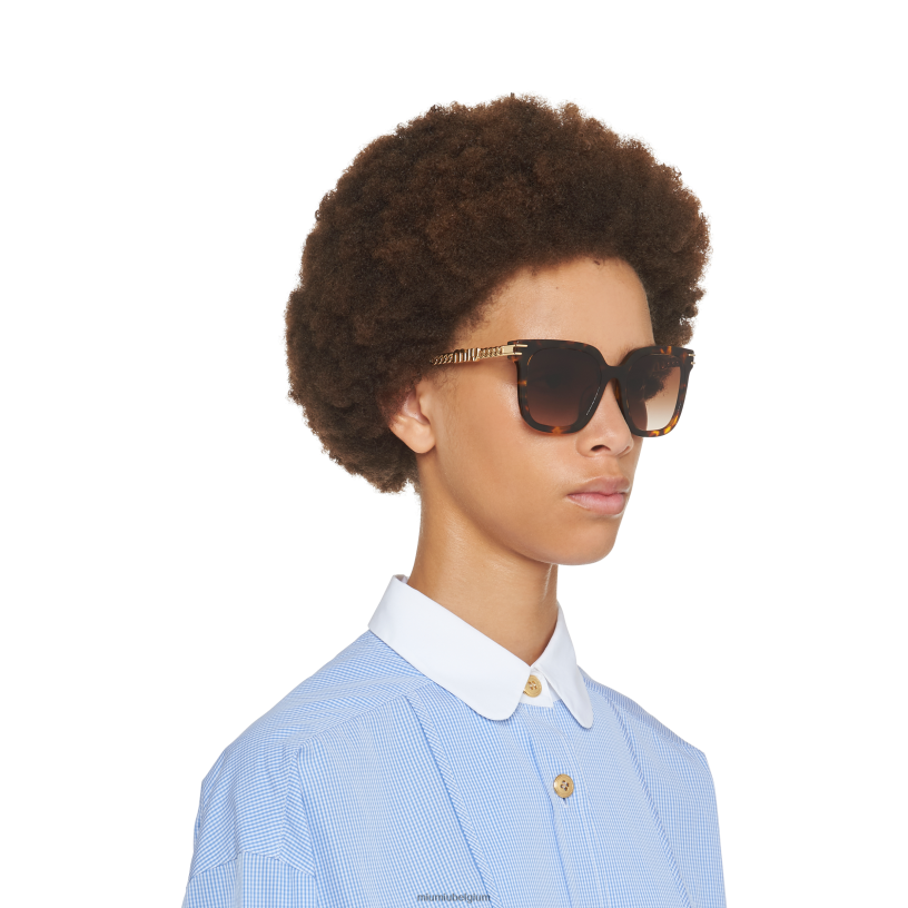 Miu Miu gradiënt sienna lenzenlogo zonnebril N8F6L1271 accessoires
