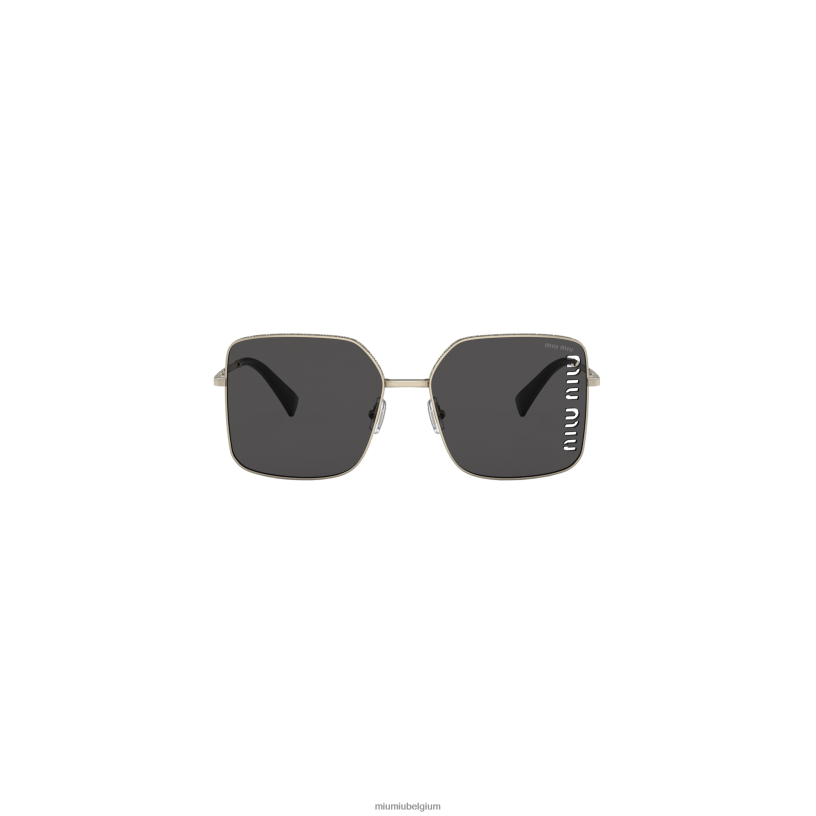 Miu Miu leigrijze lenzenbrillen collectie zonnebrillen N8F6L1261 accessoires