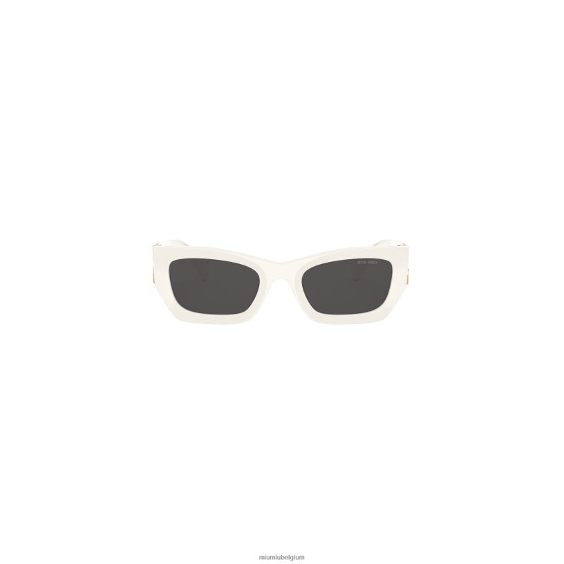 Miu Miu leigrijze lenzenglimp zonnebril N8F6L1243 accessoires