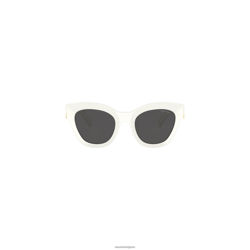 Miu Miu leigrijze lenzenglimp zonnebril N8F6L1277 accessoires