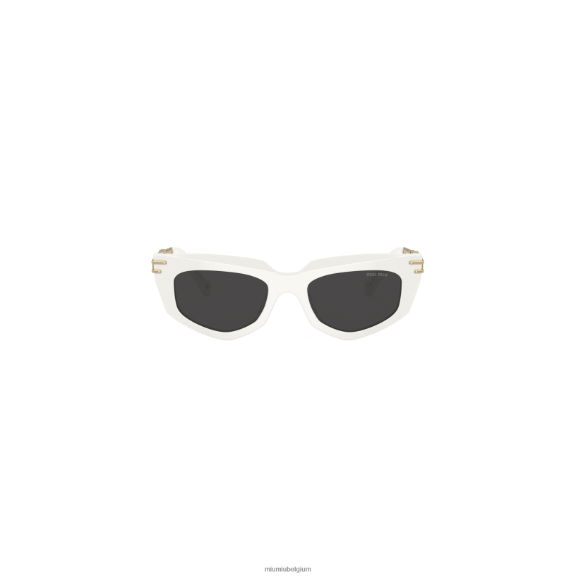 Miu Miu leigrijze lenzenlogo zonnebril N8F6L1269 accessoires