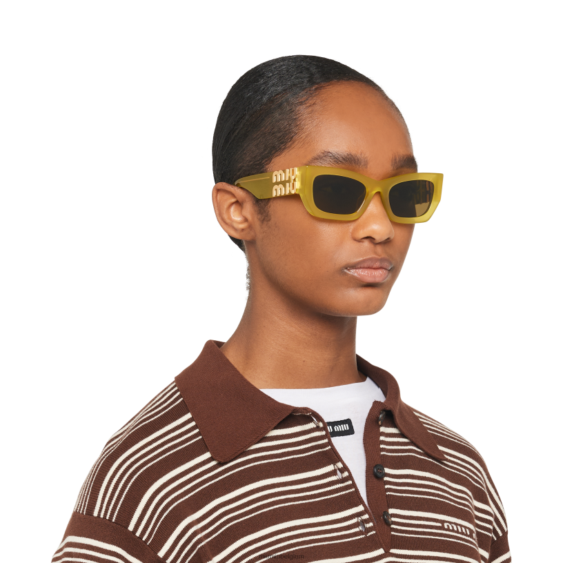 Miu Miu loden lenzenglimp zonnebril N8F6L1279 accessoires