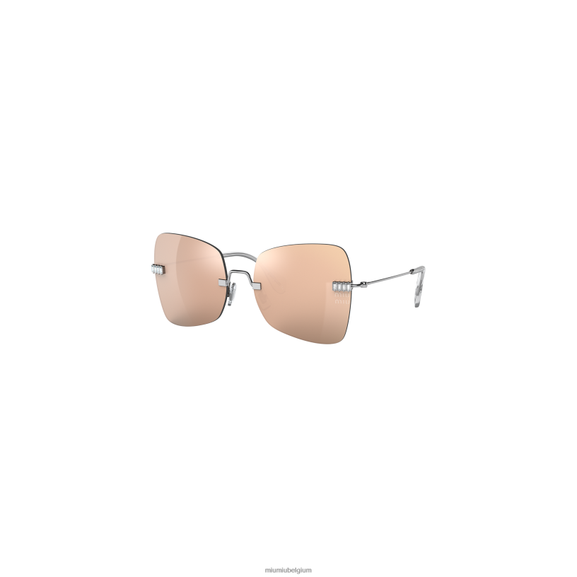 Miu Miu roze vergulde lenzenmaniere zonnebril N8F6L1274 accessoires