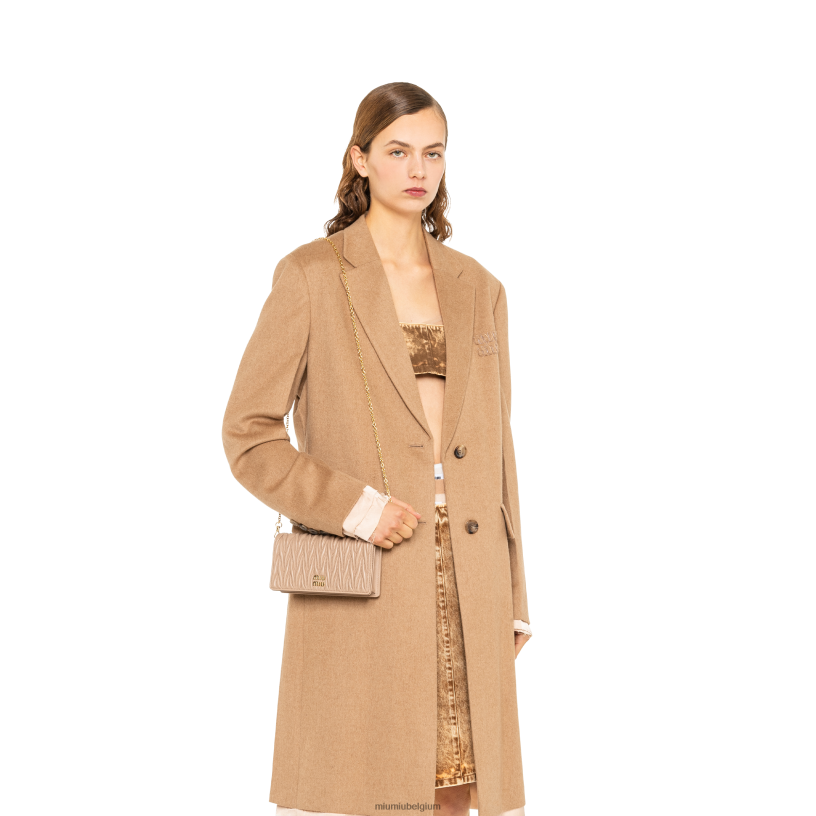 Miu Miu cameomatelasse nappa lederen smartphonehoes N8F6L1098 accessoires