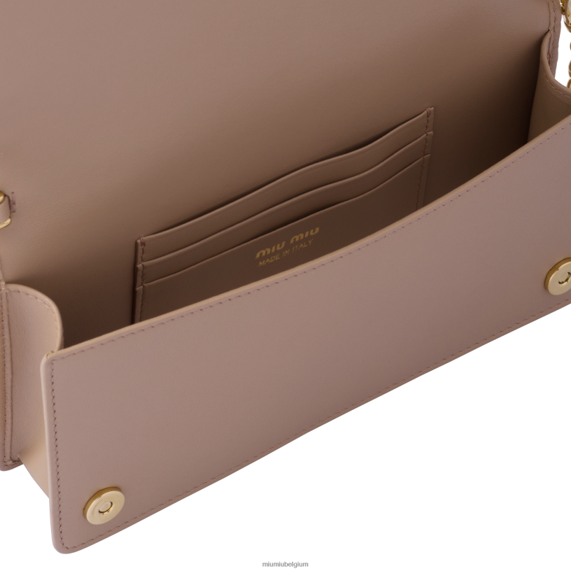 Miu Miu cameomatelasse nappa lederen smartphonehoes N8F6L1098 accessoires