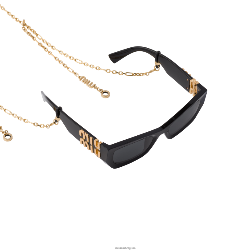 Miu Miu goudsleutelhangers N8F6L1095 accessoires