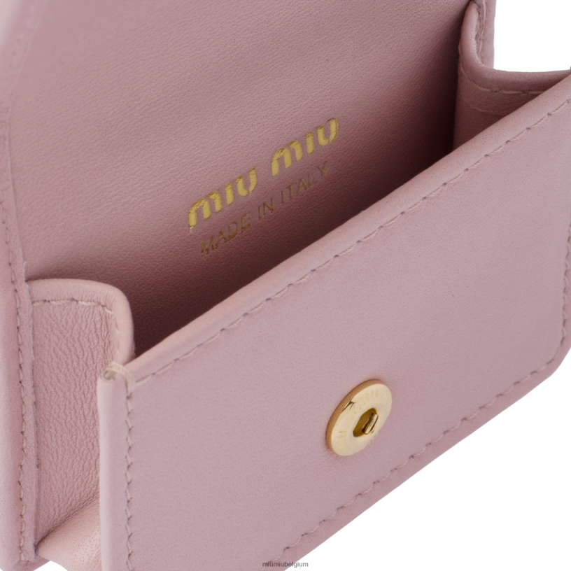 Miu Miu opaalmatelasse nappa lederen airpods pro case N8F6L1096 accessoires