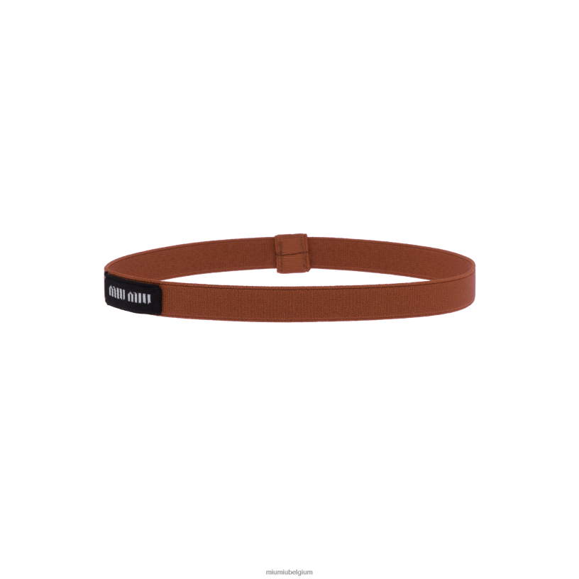 Miu Miu cognachaarwokkel N8F6L1126 accessoires