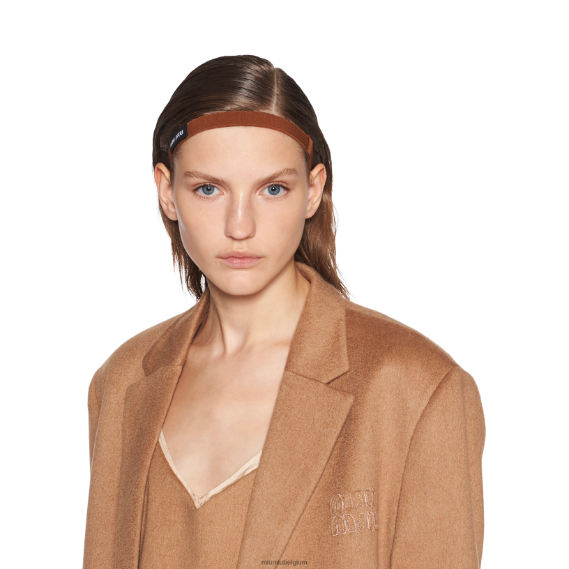 Miu Miu cognachaarwokkel N8F6L1126 accessoires