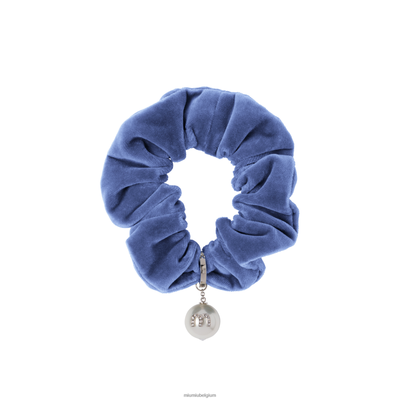 Miu Miu irisfluwelen scrunchie N8F6L1168 accessoires