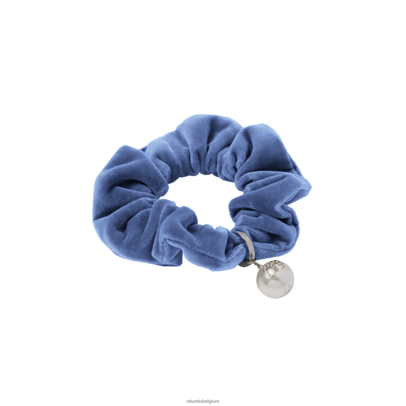 Miu Miu irisfluwelen scrunchie N8F6L1168 accessoires