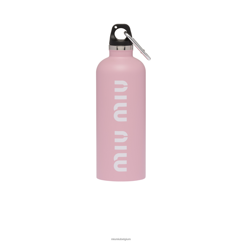 Miu Miu roze/witroestvrijstalen waterfles, 500 ml N8F6L1099 accessoires