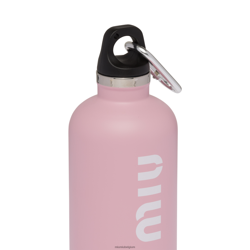 Miu Miu roze/witroestvrijstalen waterfles, 500 ml N8F6L1099 accessoires