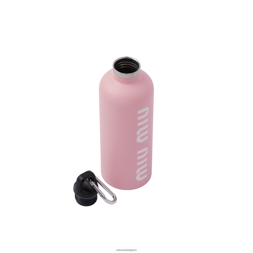 Miu Miu roze/witroestvrijstalen waterfles, 500 ml N8F6L1099 accessoires