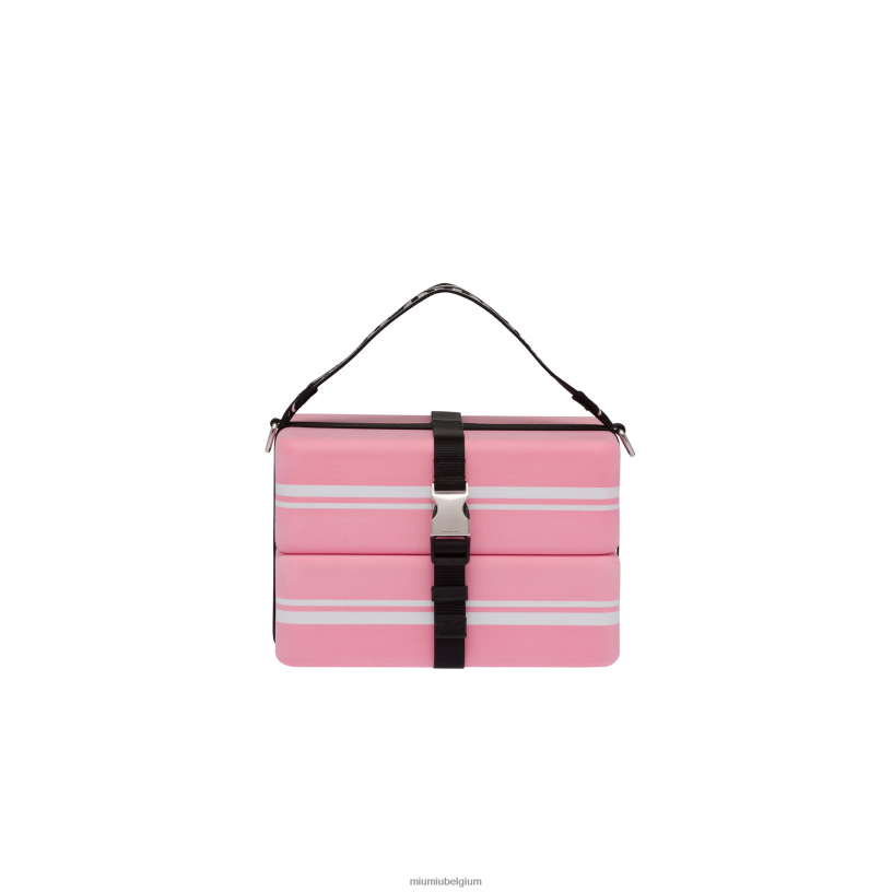Miu Miu roze/wityoga blok N8F6L1111 accessoires