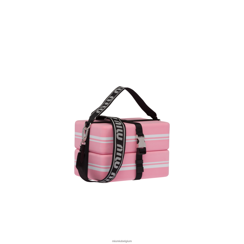 Miu Miu roze/wityoga blok N8F6L1111 accessoires