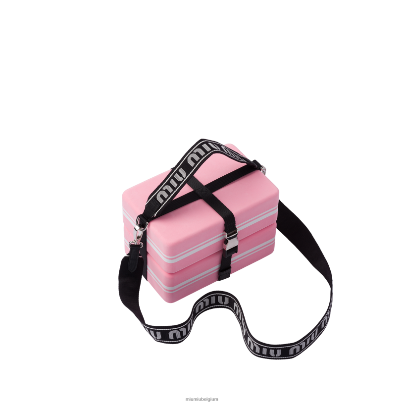 Miu Miu roze/wityoga blok N8F6L1111 accessoires
