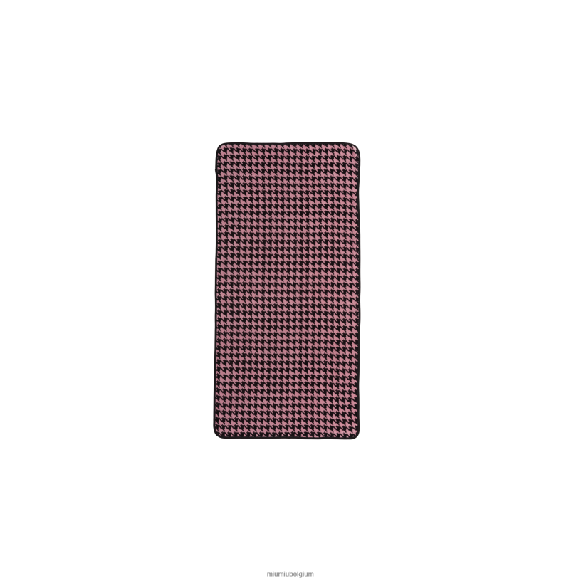 Miu Miu zwart/rozefaille strandlaken tas N8F6L1115 accessoires