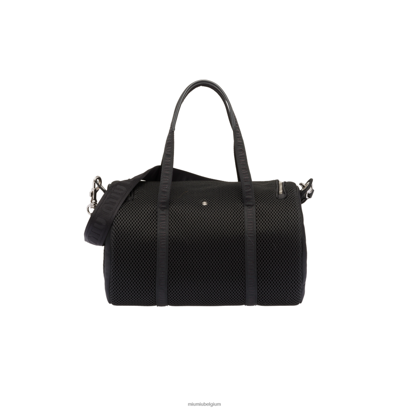 Miu Miu zwartmesh draagtas voor huisdieren N8F6L1110 accessoires