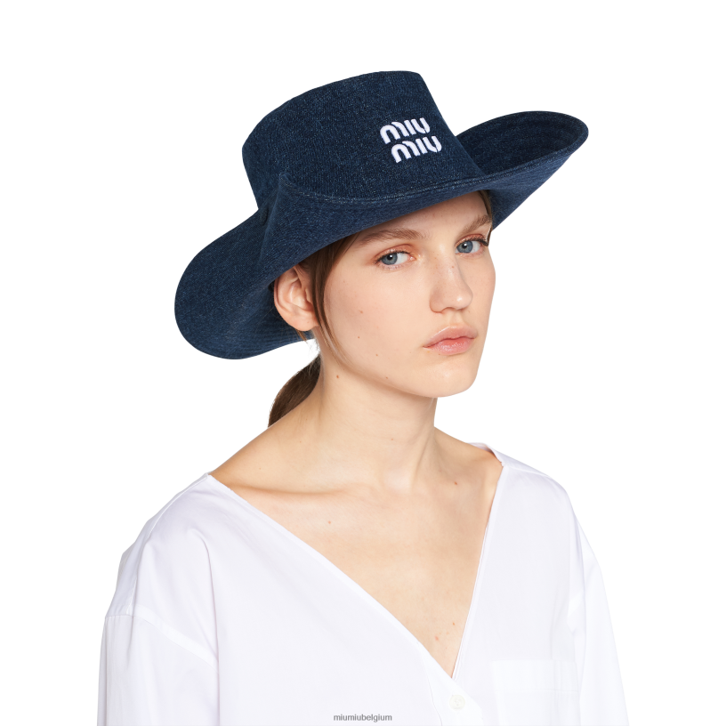 Miu Miu blauw Withoeden N8F6L1202 accessoires