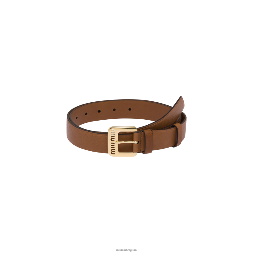 Miu Miu eikriem van nappaleer N8F6L1189 accessoires