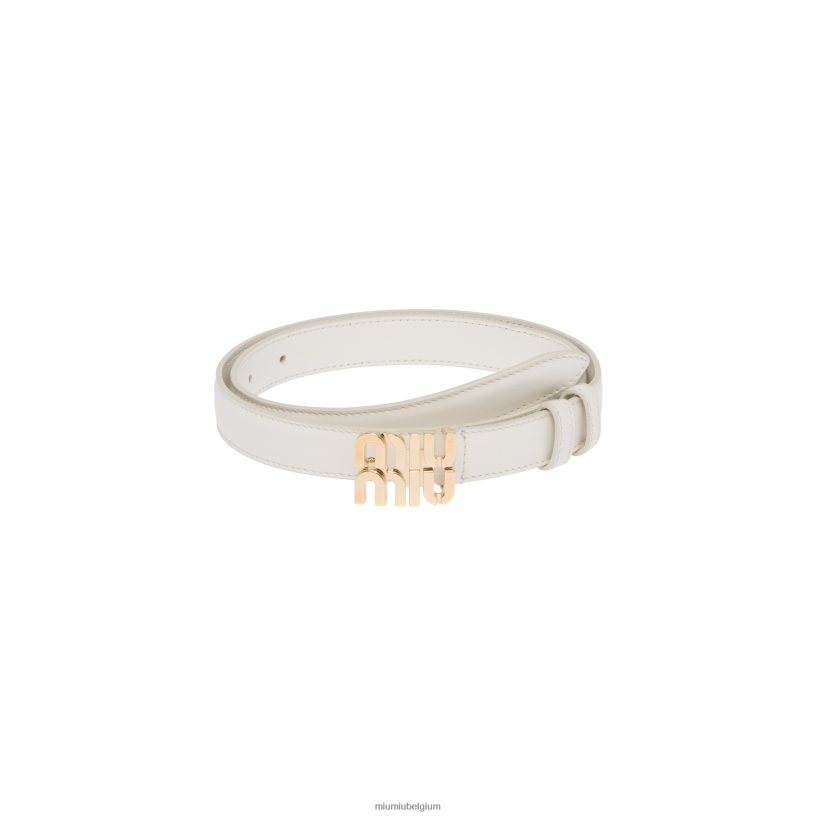 Miu Miu witleren riem N8F6L1182 accessoires