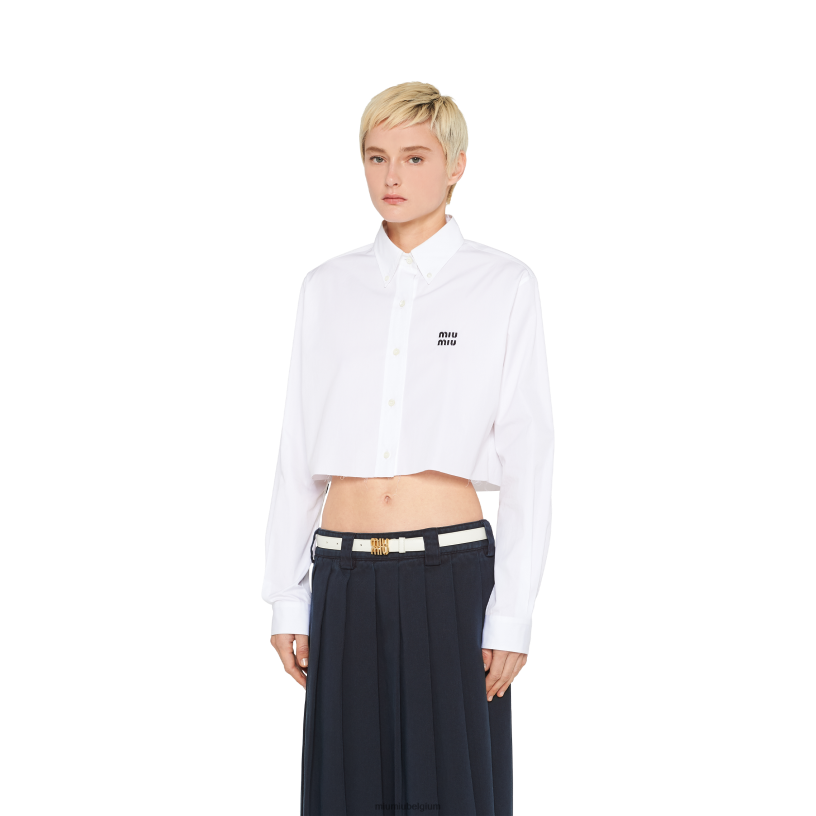 Miu Miu witleren riem N8F6L1182 accessoires