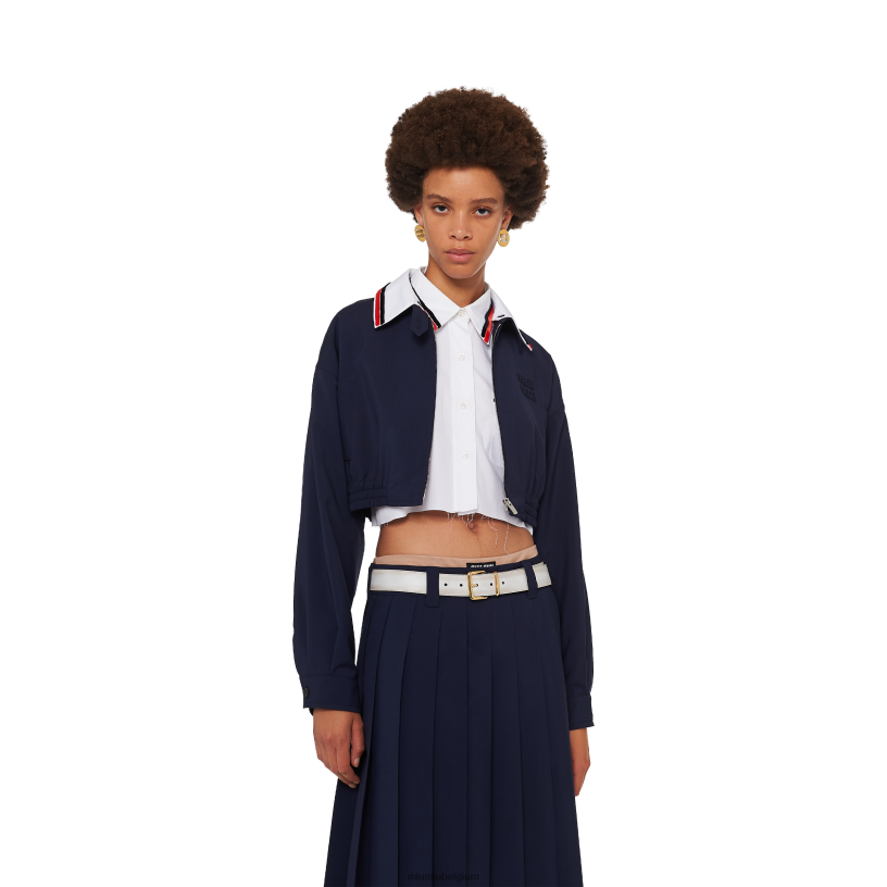 Miu Miu zand/witriem van nappaleer N8F6L1186 accessoires