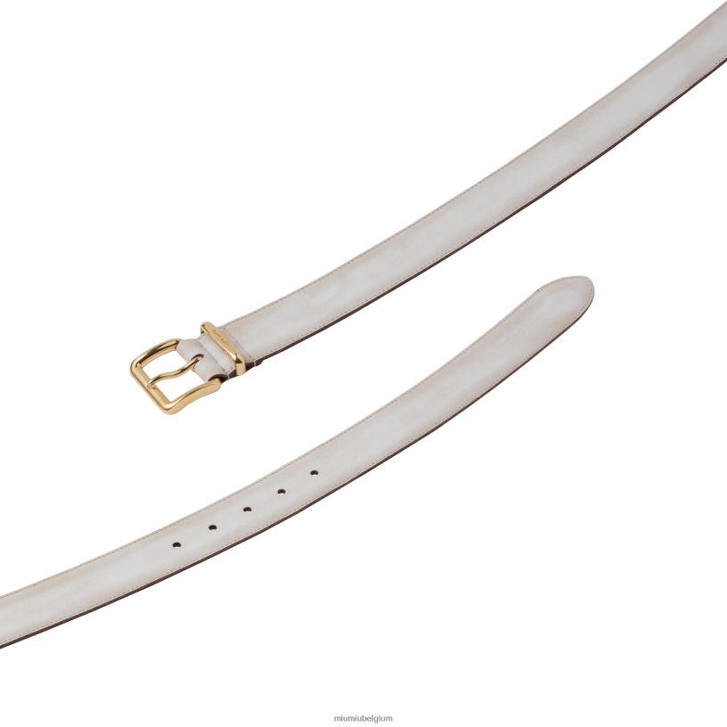 Miu Miu zand/witriem van nappaleer N8F6L1186 accessoires