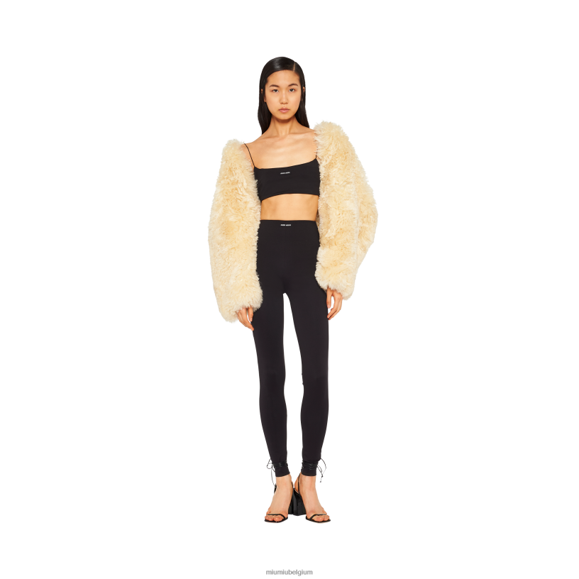 Miu Miu roomMongoolse stal N8F6L495 klaar om te dragen