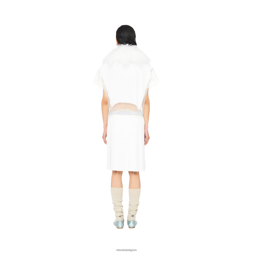 Miu Miu witsabel jurk N8F6L416 klaar om te dragen