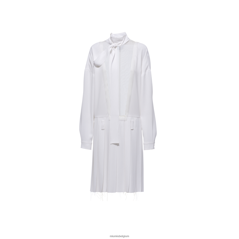 Miu Miu witsabel jurk N8F6L417 klaar om te dragen