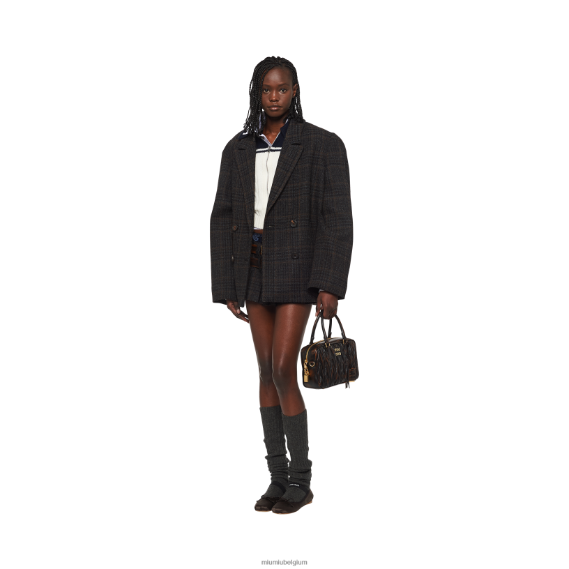 Miu Miu witpopeline overhemd N8F6L656 klaar om te dragen