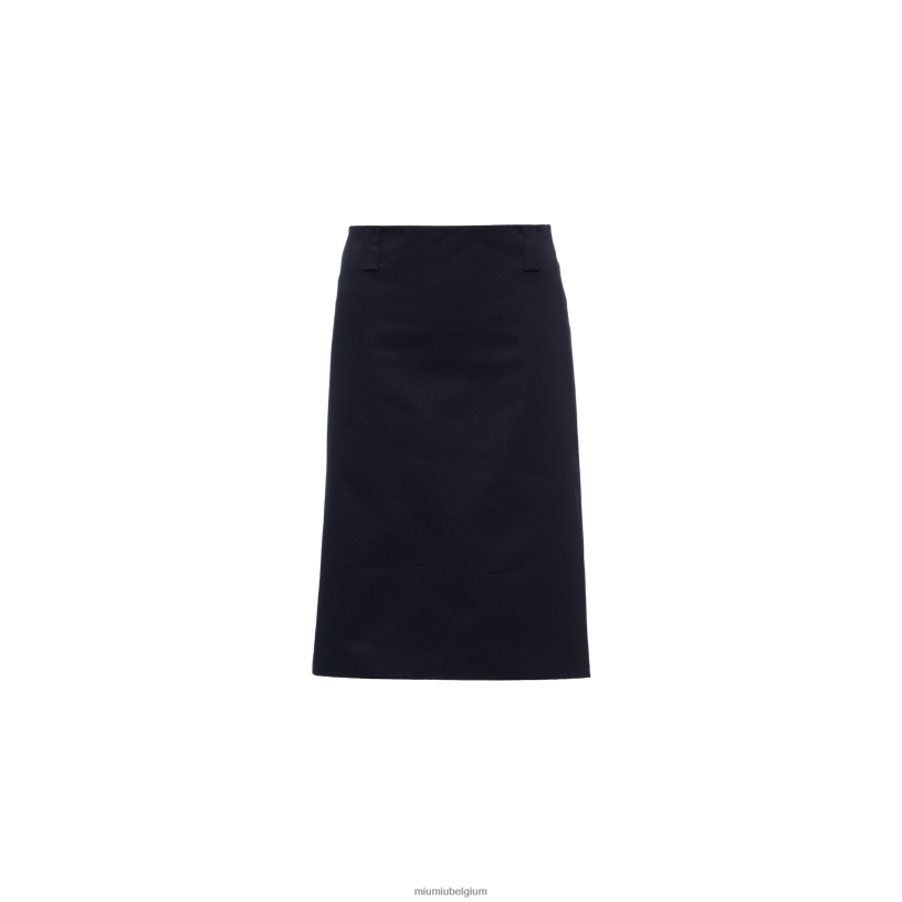 Miu Miu marinechino rok N8F6L927 klaar om te dragen