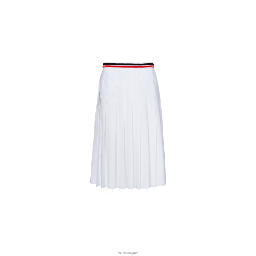 Miu Miu witpopeline rok N8F6L923 klaar om te dragen