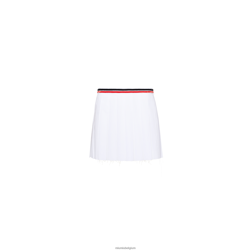 Miu Miu witpopeline rok N8F6L924 klaar om te dragen