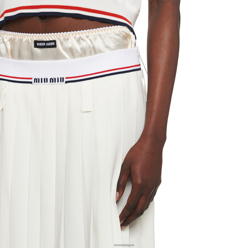 Miu Miu witsabel rok N8F6L890 klaar om te dragen