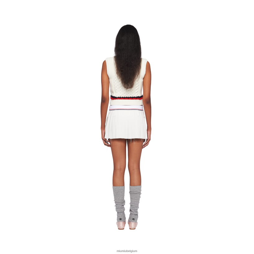 Miu Miu witsable minirok N8F6L894 klaar om te dragen