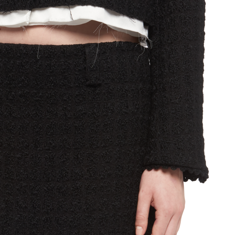 Miu Miu zwarttweed rok N8F6L899 klaar om te dragen