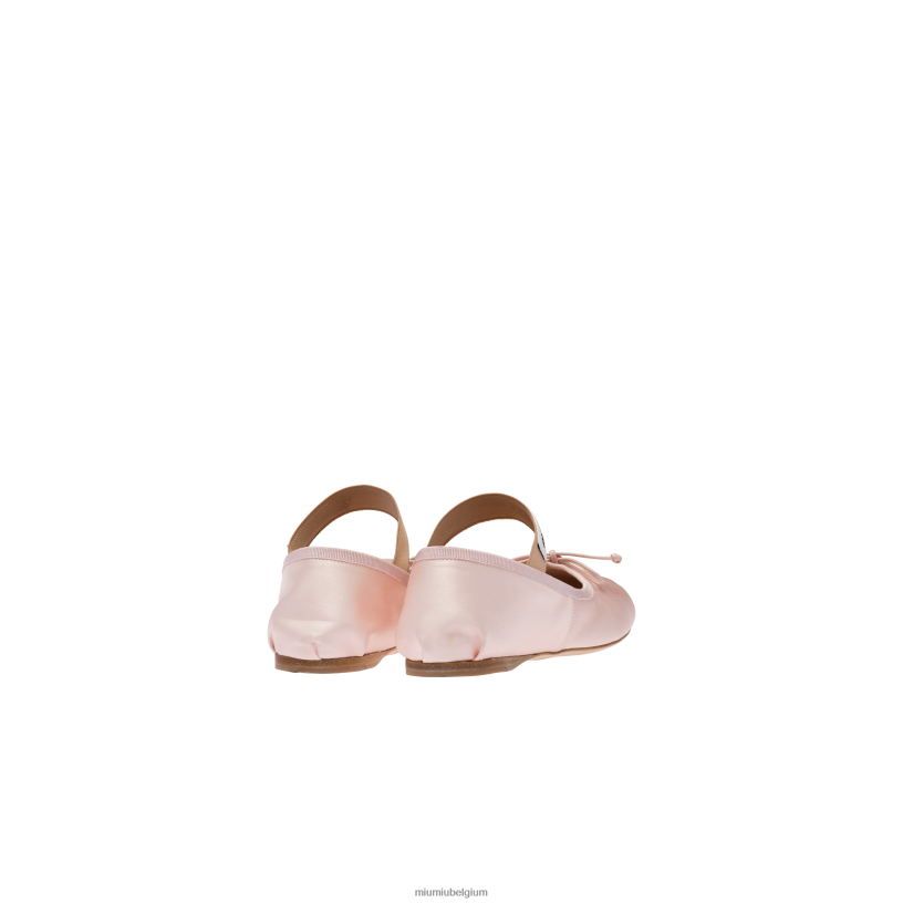 Miu Miu orchidee rozesatijnen ballerina's N8F6L283 schoenen