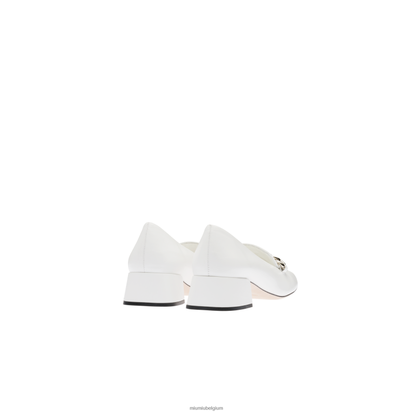 Miu Miu witleren instappers N8F6L324 schoenen