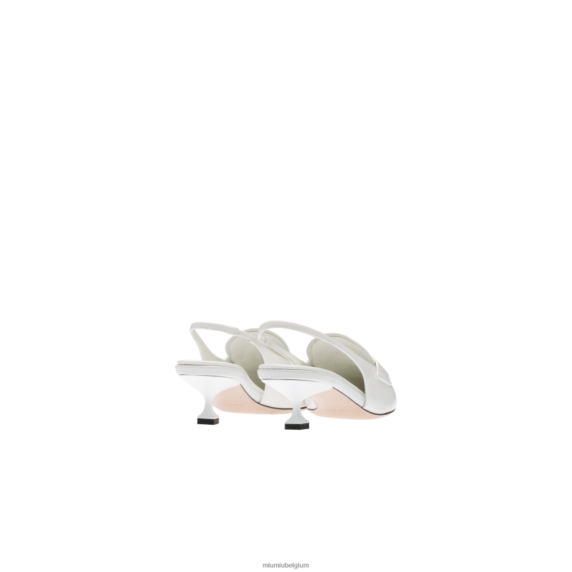 Miu Miu witleren pennyloafers N8F6L314 schoenen