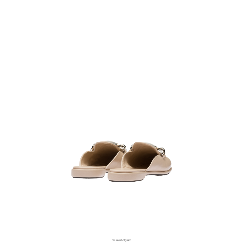 Miu Miu woestijnbeigeleren instappers N8F6L327 schoenen